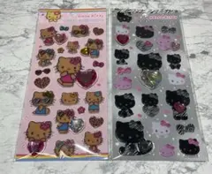 ハローキティ 立体デコレーションシール 2枚セット