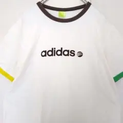 アディダスネオ リンガーTシャツ Oサイズ アシメカラー Y2K 古着のサムネイル