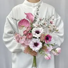 【Spring SALE‼︎】胡蝶蘭　ピンク　クラッチ　ウェディング　ブーケ