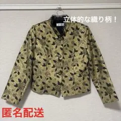 ASTRINO 花柄ジャケット 金色・黒