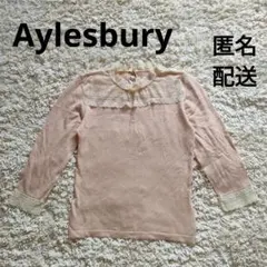 Aylesbury　アリスバーリー　レース　ニット　カットソー　トップスのサムネイル