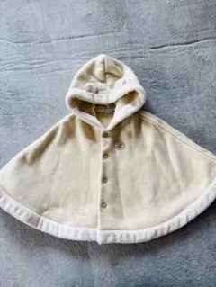 【美品】ミキハウス フリースポンチョ ベビーサイズ