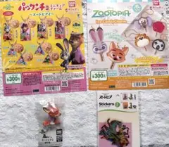 ズートピア 肩ズン ニック アイスキャンディチャーム パックンチョミニチュア