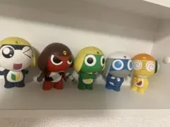 ケロロ軍曹 フィギュア5体とストラップ2本セット