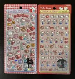 【正規品】赤キティ　ボンボンドロップシール＆ミニ　2枚SET
