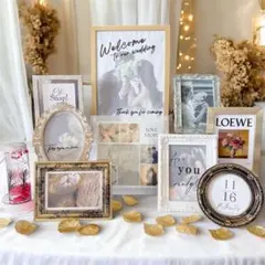 ウェルカムスペース　まとめ売り　ウェルカムボード　セット　受付　トレペ付き‼️結婚