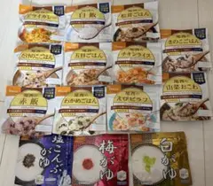 [賞味期限2027.7〜8月]尾西食品のアルファ米14種類セットのサムネイル