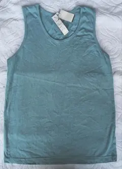 B*y様 新品 水色タンクトップ L 綿100%