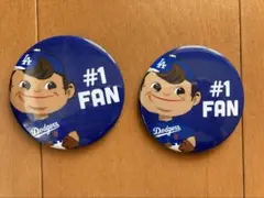 ロサンゼルス・ドジャース #1 FAN 缶バッヂ 非売品 - メルカリ