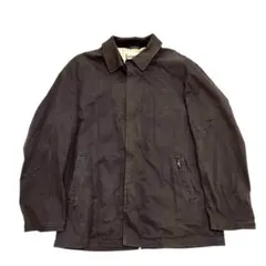 マックレガー コットンジャケット（L）ダークブラウン ステンカラー ストレッチ