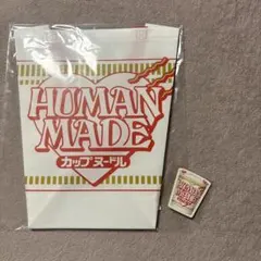 ヒューマンメイド　カップヌードルコラボ　エコバッグステッカー　未使用