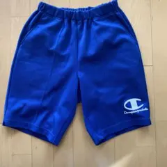 Champion 青 ショートパンツ　L size