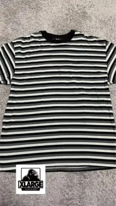 最終値下げ‼️XLARGE ストライプ Tシャツ Lサイズ