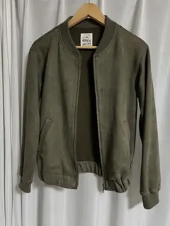 MA-1 ジャケット　スエード調