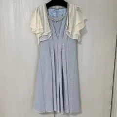 【セット】パーティードレス　ボレロ　Mサイズ　38号　ライトブルー　フォーマル