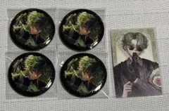 悪魔執事と黒い猫 あくねこ 4周年 箔押し 缶バッジ 特典 ハナマル