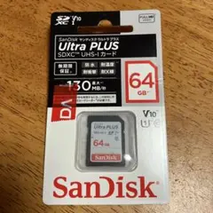SanDisk Ultra PLUS 64GB SDカード