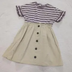 アプレレクール　130 ドッキングワンピース apres les cours