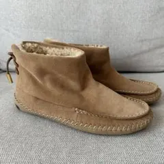 トリーバーチ　ベージュ ショートブーツ　24.5cm 美品