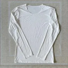 エアリズムUVカットクルーネックT 長袖　Lサイズ　ホワイト