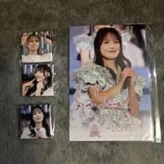 =LOVE 諸橋沙夏 大場花菜　音嶋莉沙　ポストカード　缶バッジ ラッフル
