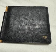 TOM FORD 黒 レザー マネークリップのサムネイル