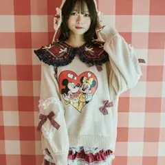 クティールとレトロ ディズニー ニット