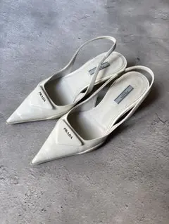 PRADA クリアサンダル ミュール シルバー 37 PRADA クリアサンダル ミュール シルバー 37 | Mercari