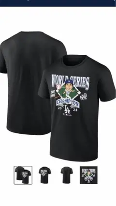 WORLD SERIES 2024ドジャース優勝記念大谷翔平イラストTシャツ