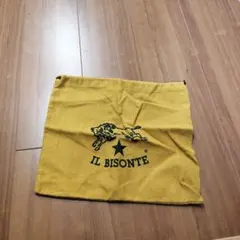 IL BISONTE イエロー 巾着袋のサムネイル