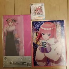 一番くじ　五等分の花嫁　ぬくもりを分かち合って　G賞　中野二乃　アクリルスタンド