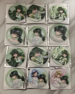 ぴちぴちピッチ　ラッキー缶バッジBOX くじ　リナ　るちあ　波音　12点セット