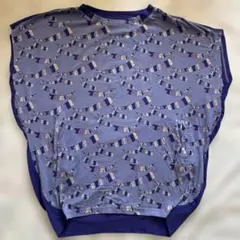 mercibeaucoup, 半袖 Tシャツ 総柄 パープル系 サイズ1のサムネイル