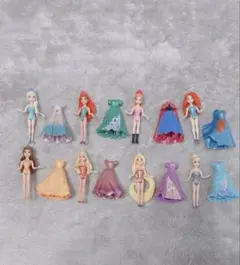 最終値下げ！マテル社　ディズニープリンセス　マジッククリップ　ミニドール　8体