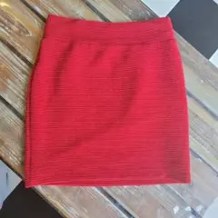 ROSE BUD 赤 タイトスカート サイズF