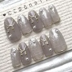 メルカリ便 ネイルチップ 現品 ニュアンス マグネットネイル ミラーNO.433