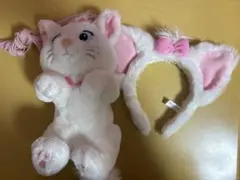 ディズニー マリーちゃん カチューシャ ぬいぐるみポシェット セット