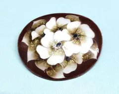 ブローチ　七宝焼　used　中古　新品ではありません　美品