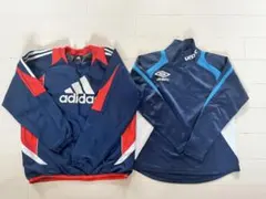 adidas & umbro 長袖ジャージ 2点セット