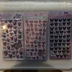 うるちゅる・ボンドロ　マイメロ&クロミ ミニシール3セット(正規品)