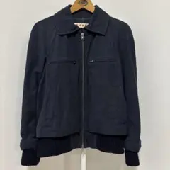 【美品】MARNI マルニ wool indigo jacket 2012AW