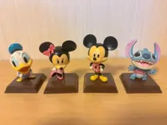 ディズニー フィギュア 4体セット ミッキー ミニー ドナルド スティッチ