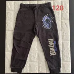 H&M ブラックパンサー 裏起毛スウェットパンツ 120