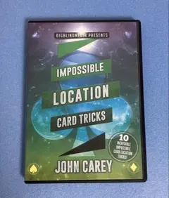 ジョン・キャリー　インポシブル・ロケーション　カードマジック　DVD