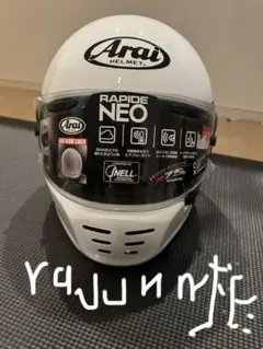 Araiラパイドネオ/XL/アイボリー限定カラー/付属有り Araiラパイドネオ/XL/アイボリー限定カラー/付属有り NANKAI