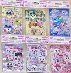 たまもりしーる リフィル ぷっくりシール 第1弾全6種コンプリート たまごっち