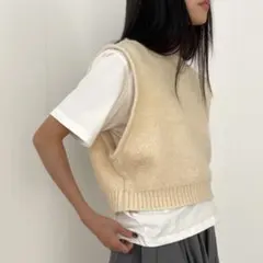 Didot.showroom ブークレ ニット ベスト