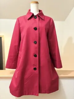 アクアスキュータム　クラブチェック　パイピング　ベルト　トレンチコート