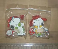 新品☆ スヌーピー SNOOPY ネックストラップ？計2個 (懐古,昭和,レトロ