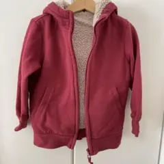 UNIQLO ユニクロ ボアパーカー 110cm 赤　アウター